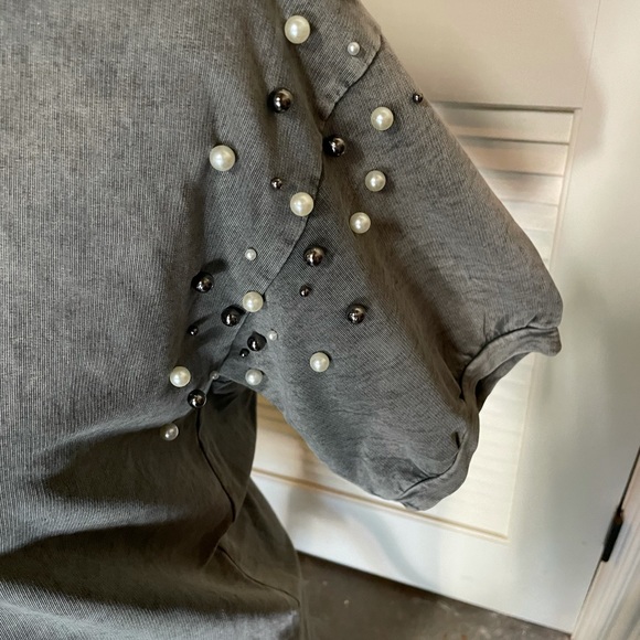 Grey sweatshirt dress. - Picture 5 of 5